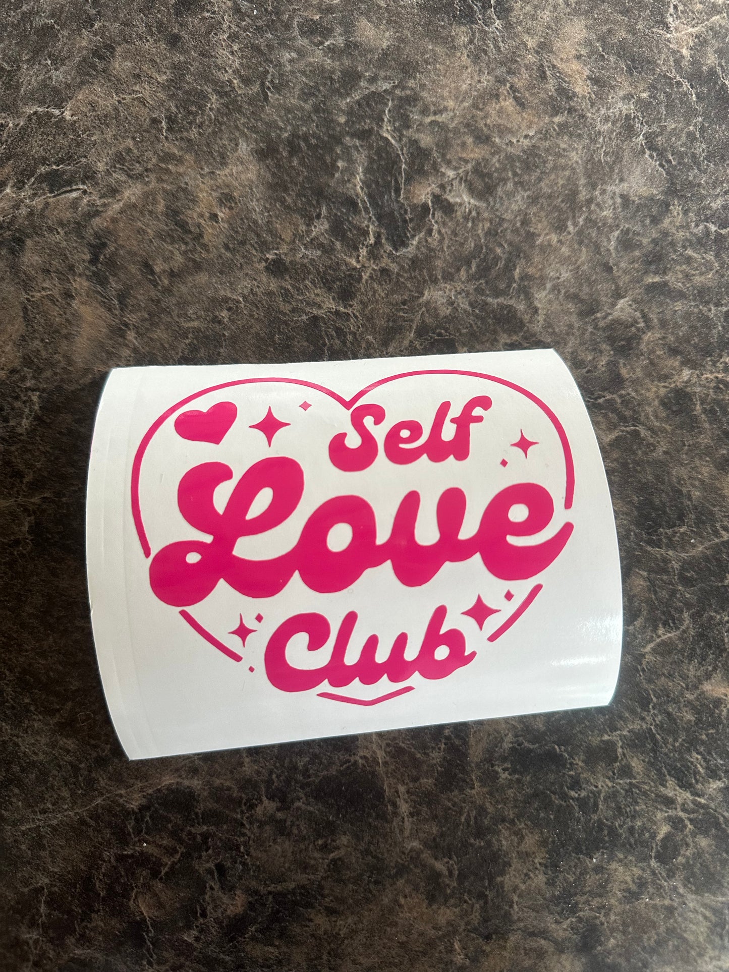 self love club sticker