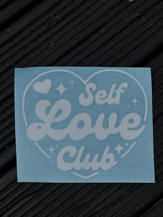 self love club sticker