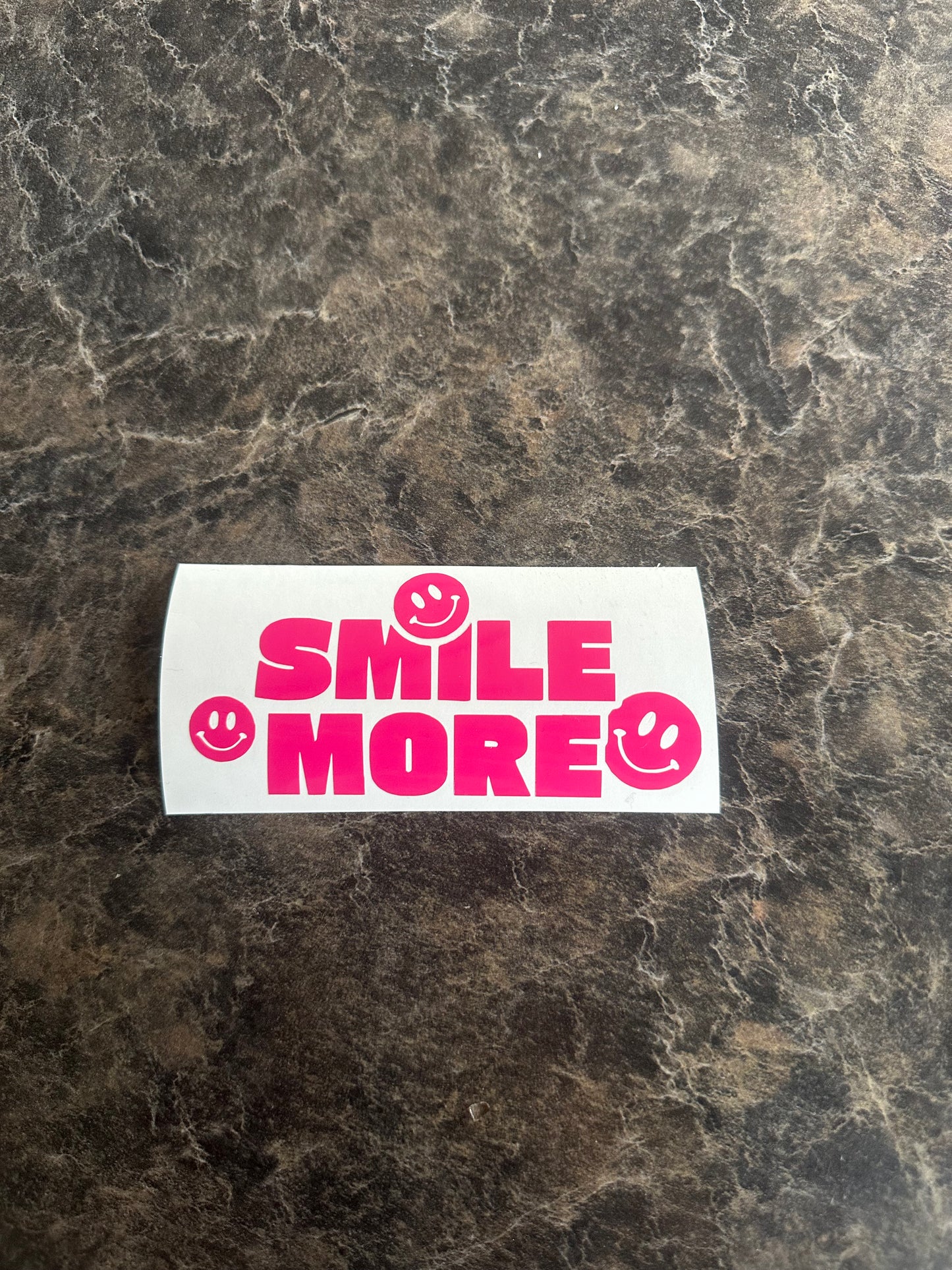 SMILE MORE sticker